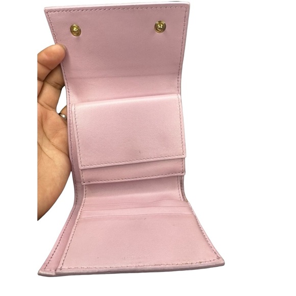 CELINE Grained Calfskin Tri-Fold Wallet W/ COA - Picture 8 of 13